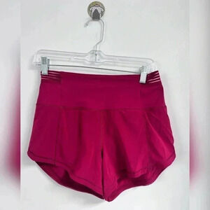 LULULEMON Before Dawn High Rise Star Ruby Shorts 4” LIKE NEW